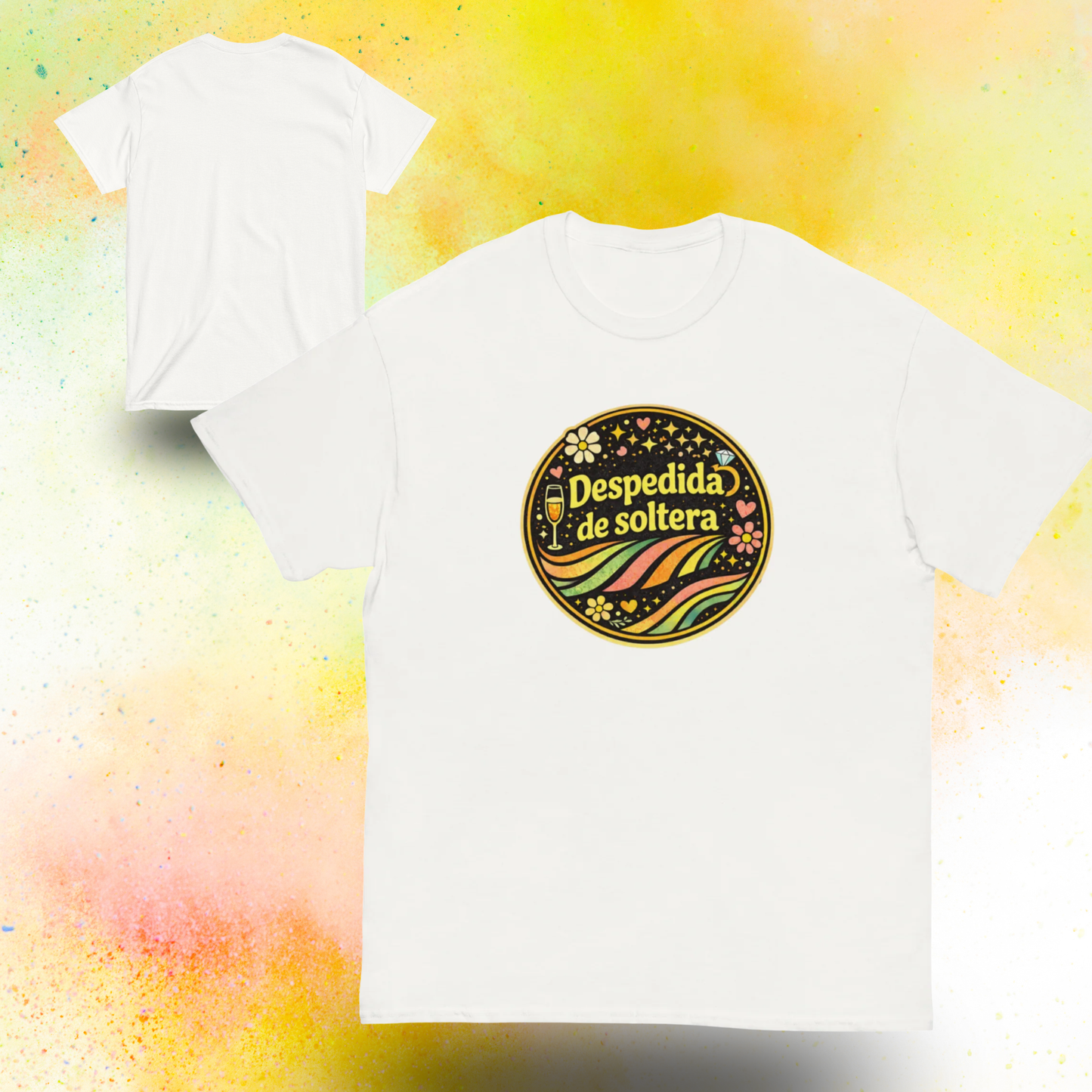 Tee shirt Despedida de Soltera style retro festival pour EVJF