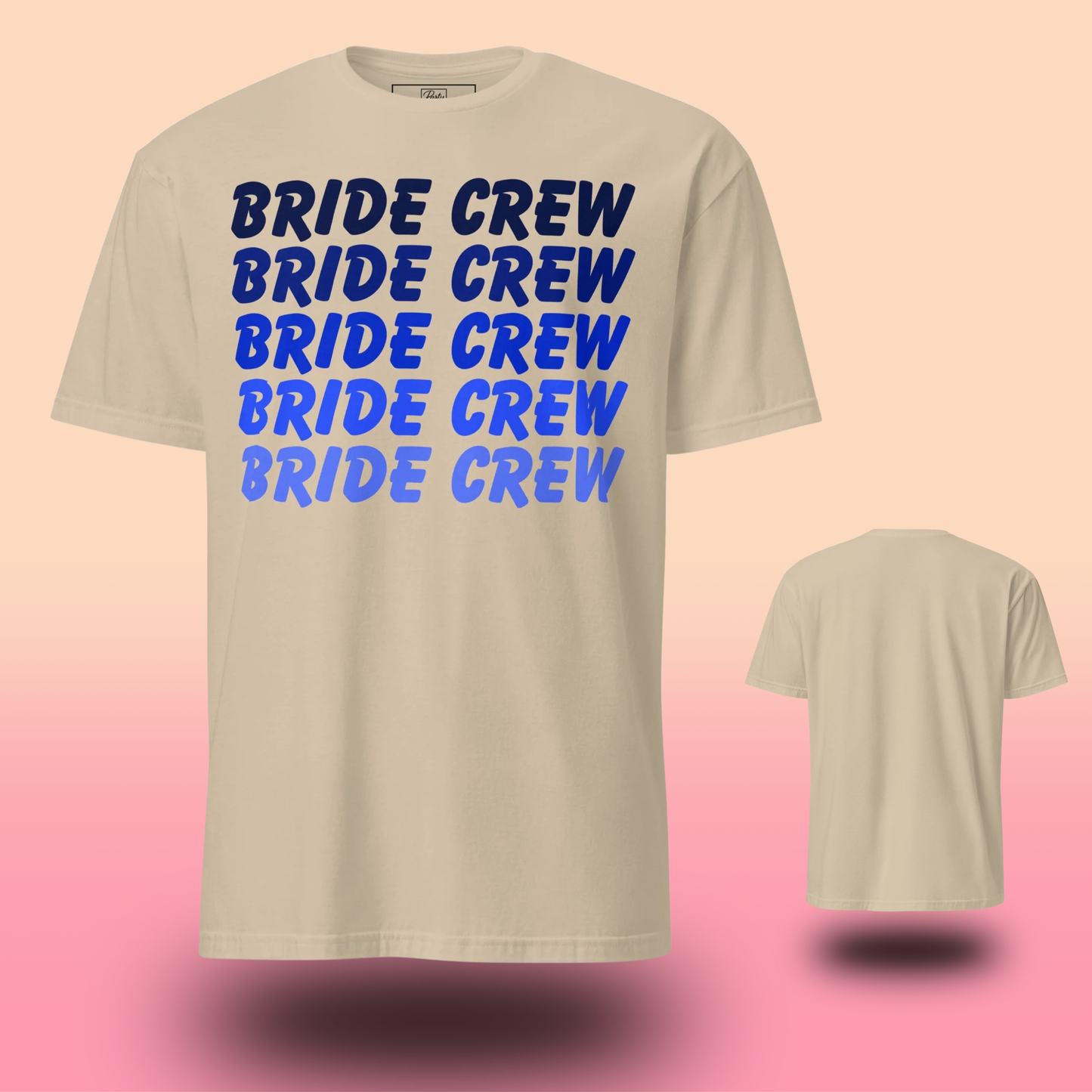 T-shirts Bride Crew pour EVJF avec coupe confortable et couleurs tendance. Idéal pour des tenues assorties et une célébration mémorable entre amies.