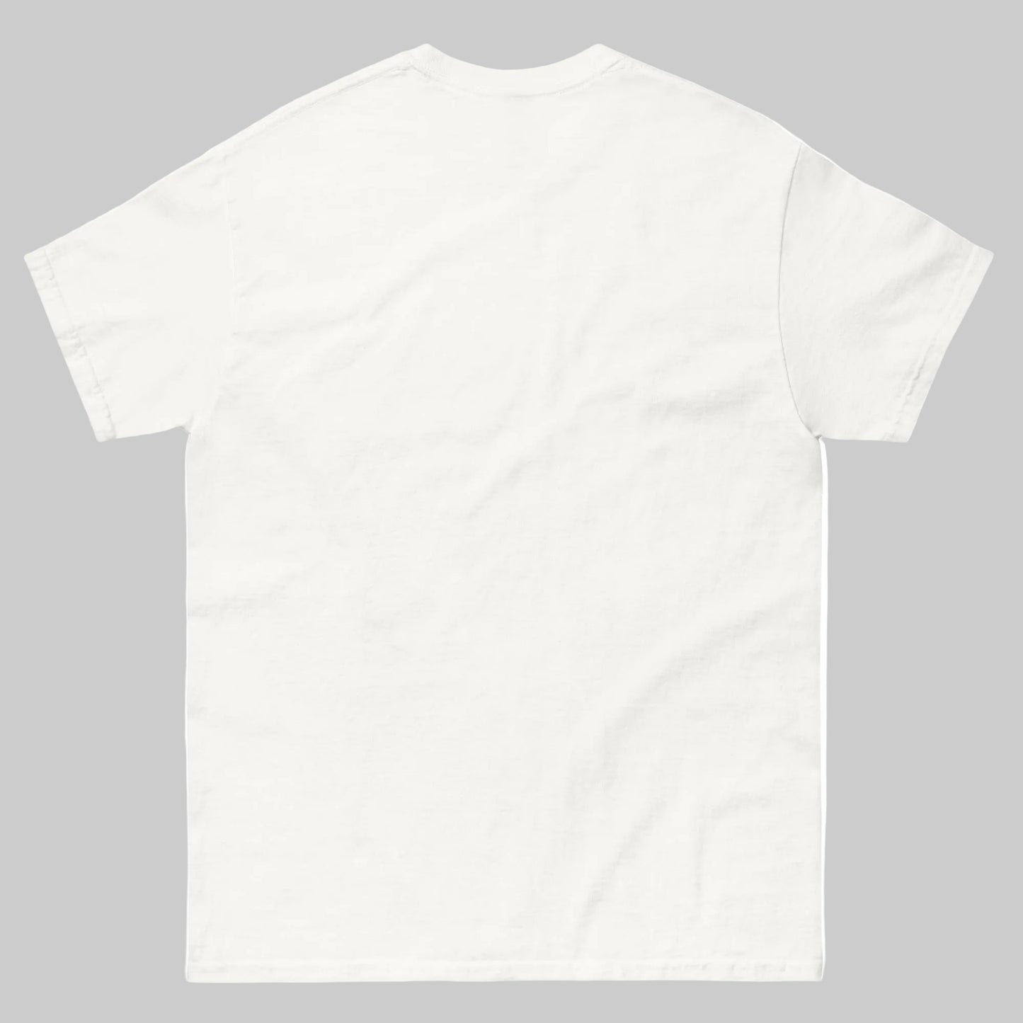 T-shirt blanc Divorce Party vu de dos, coupe droite et finition soignée.