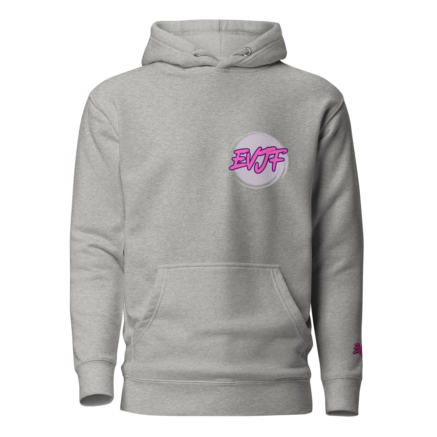 Sweat à Capuche "EVJF" - Les Copines de la Mariée. Carbon Grey par Classic Apparel