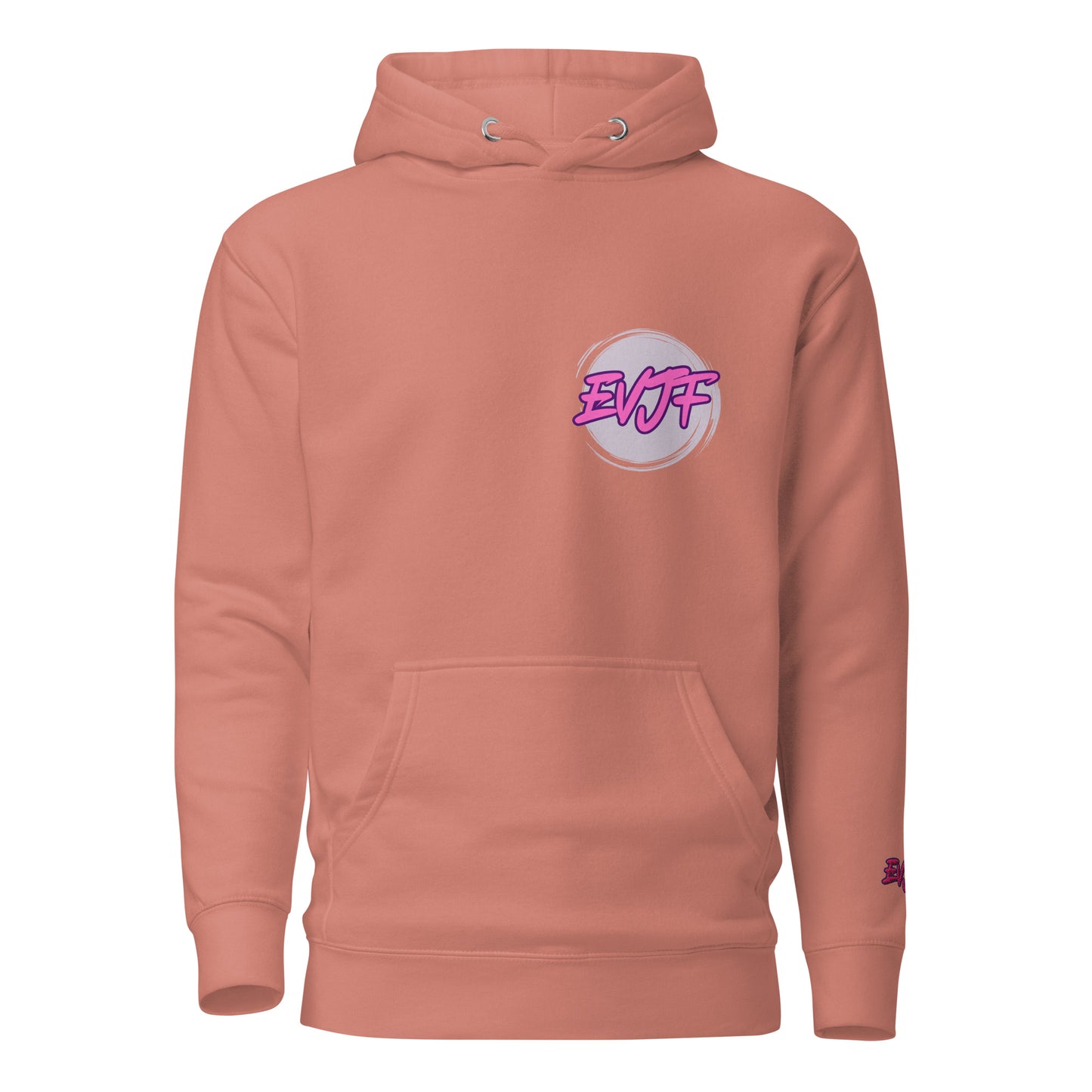 Sweat à Capuche "EVJF" - Les Copines de la Mariée. Dusty Rose par Classic Apparel