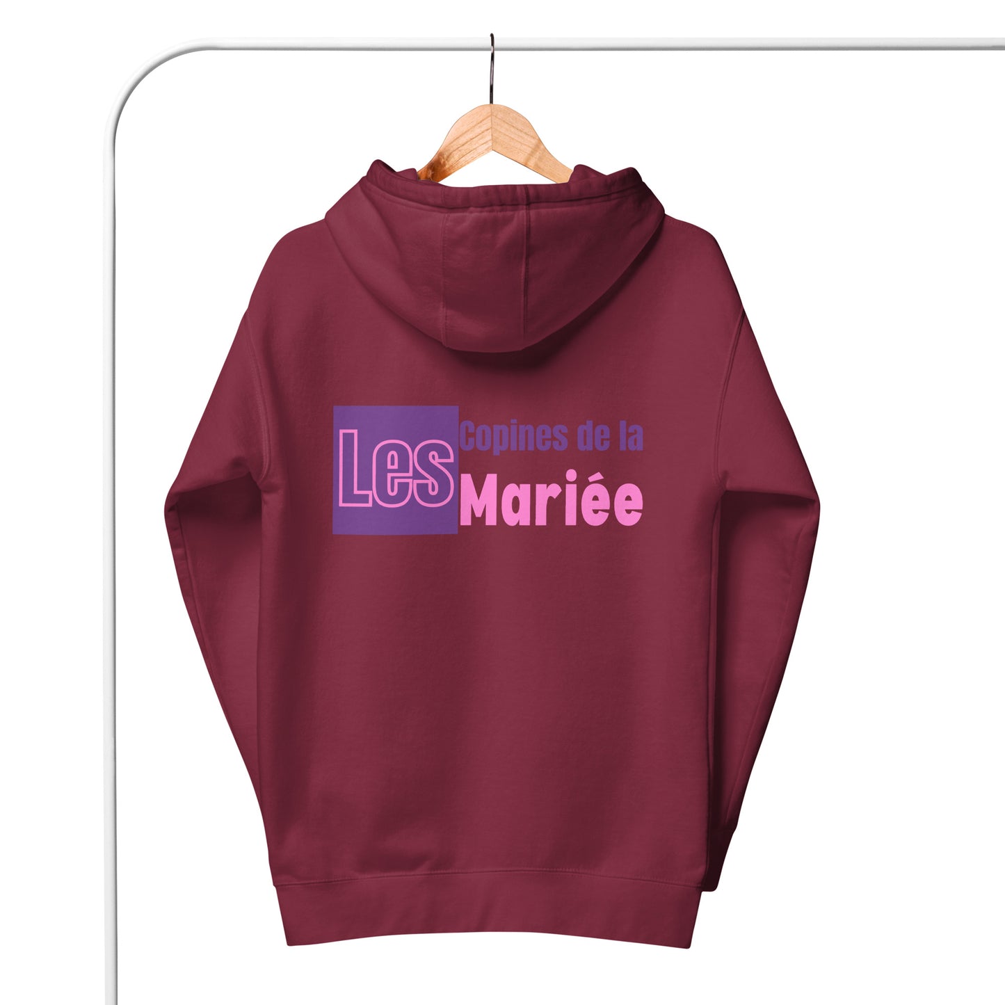 Sweat à Capuche "EVJF" - Les Copines de la Mariée. par Classic Apparel