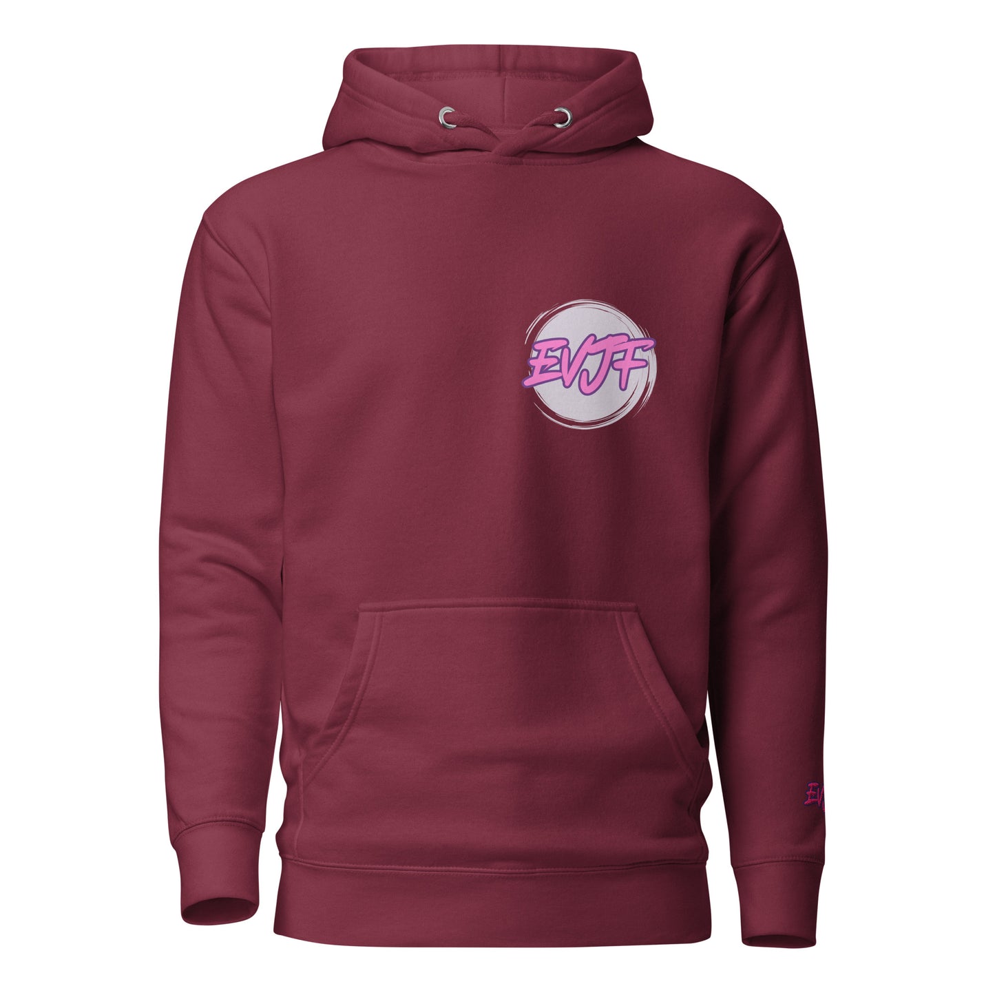 Sweat à Capuche "EVJF" - Les Copines de la Mariée. Bordeaux par Classic Apparel