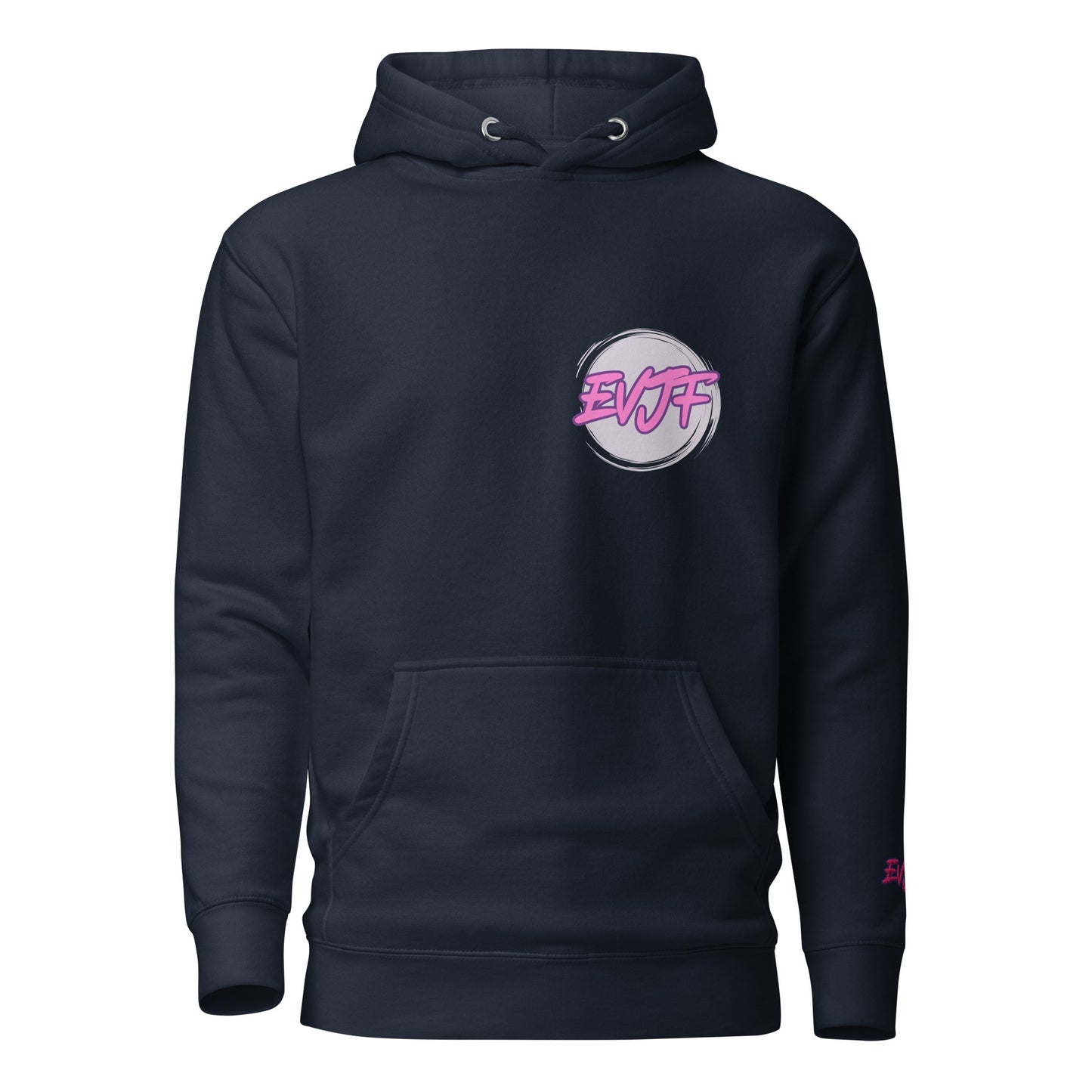 Sweat à Capuche "EVJF" - Les Copines de la Mariée. Navy Blazer par Classic Apparel