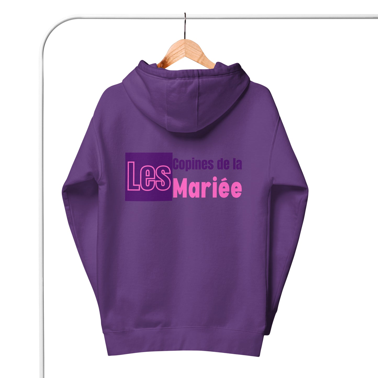 Sweat à Capuche "EVJF" - Les Copines de la Mariée. par Classic Apparel