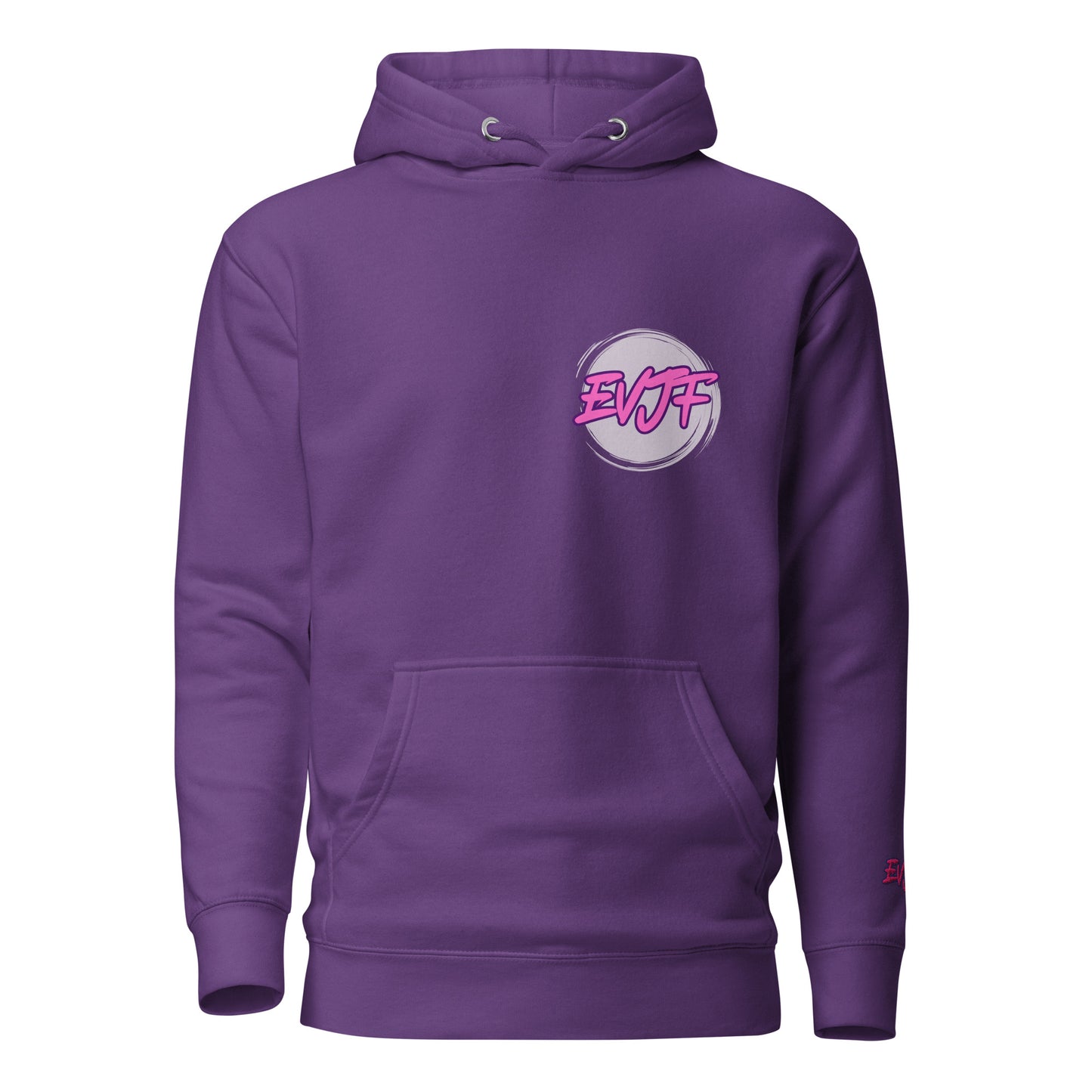 Sweat à Capuche "EVJF" - Les Copines de la Mariée. Violet par Classic Apparel