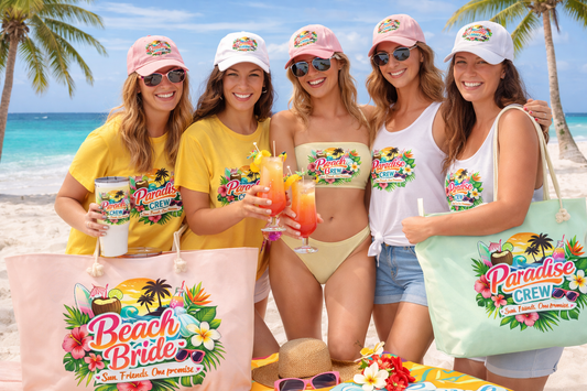🏖️ La Collection Tropicale EVJF de Party Promise : l’Été, le Soleil… et des Souvenirs Inoubliables !