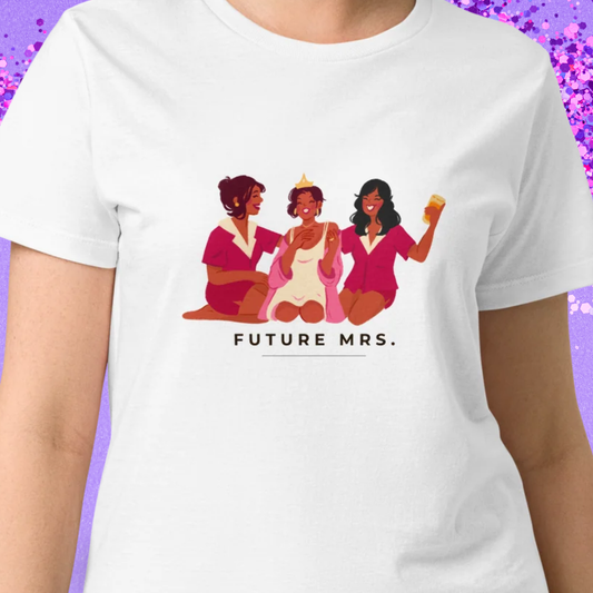 T-shirt EVJF Future Mrs. – L indispensable pour la Future Mariee 👰✨