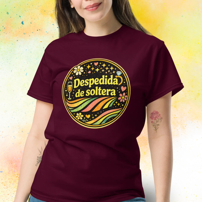 Tee shirt Despedida de Soltera style retro festival pour EVJF