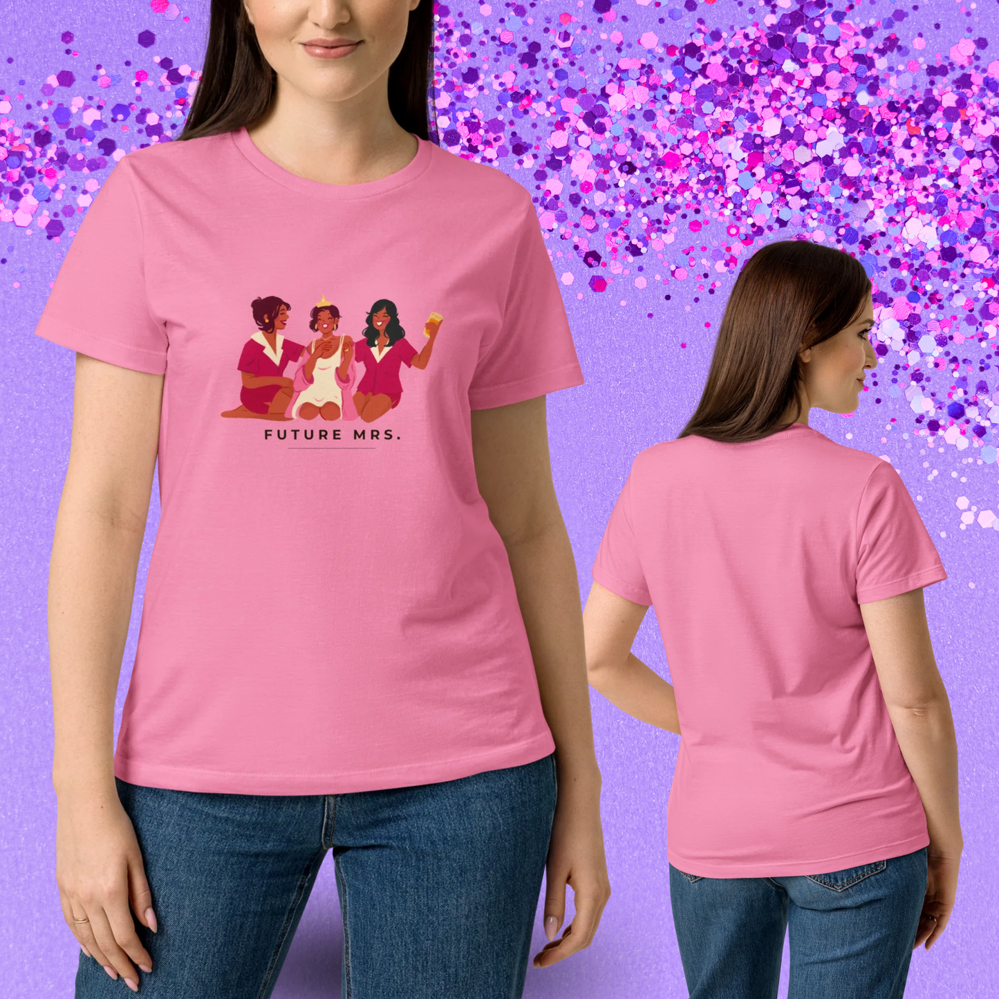 T-shirt EVJF Future Mrs. – L indispensable pour la Future Mariee 👰✨