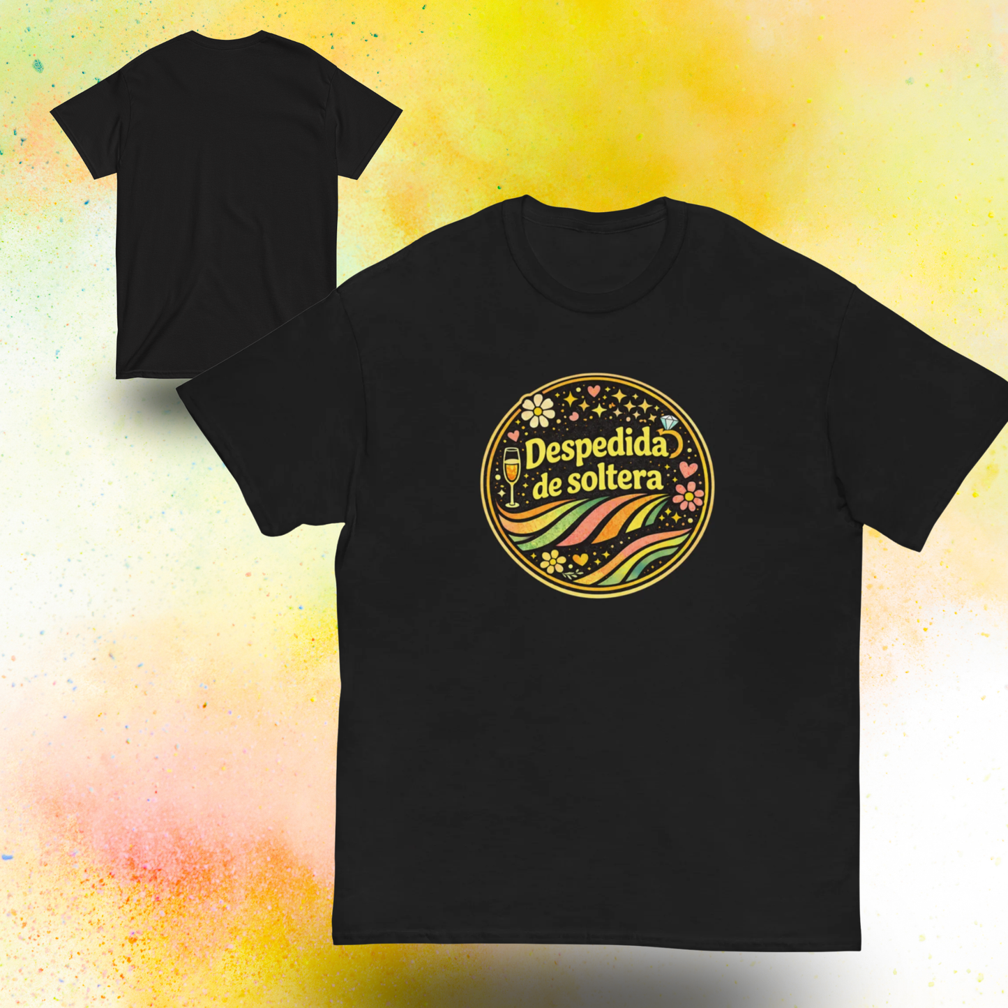 Tee shirt Despedida de Soltera style retro festival pour EVJF