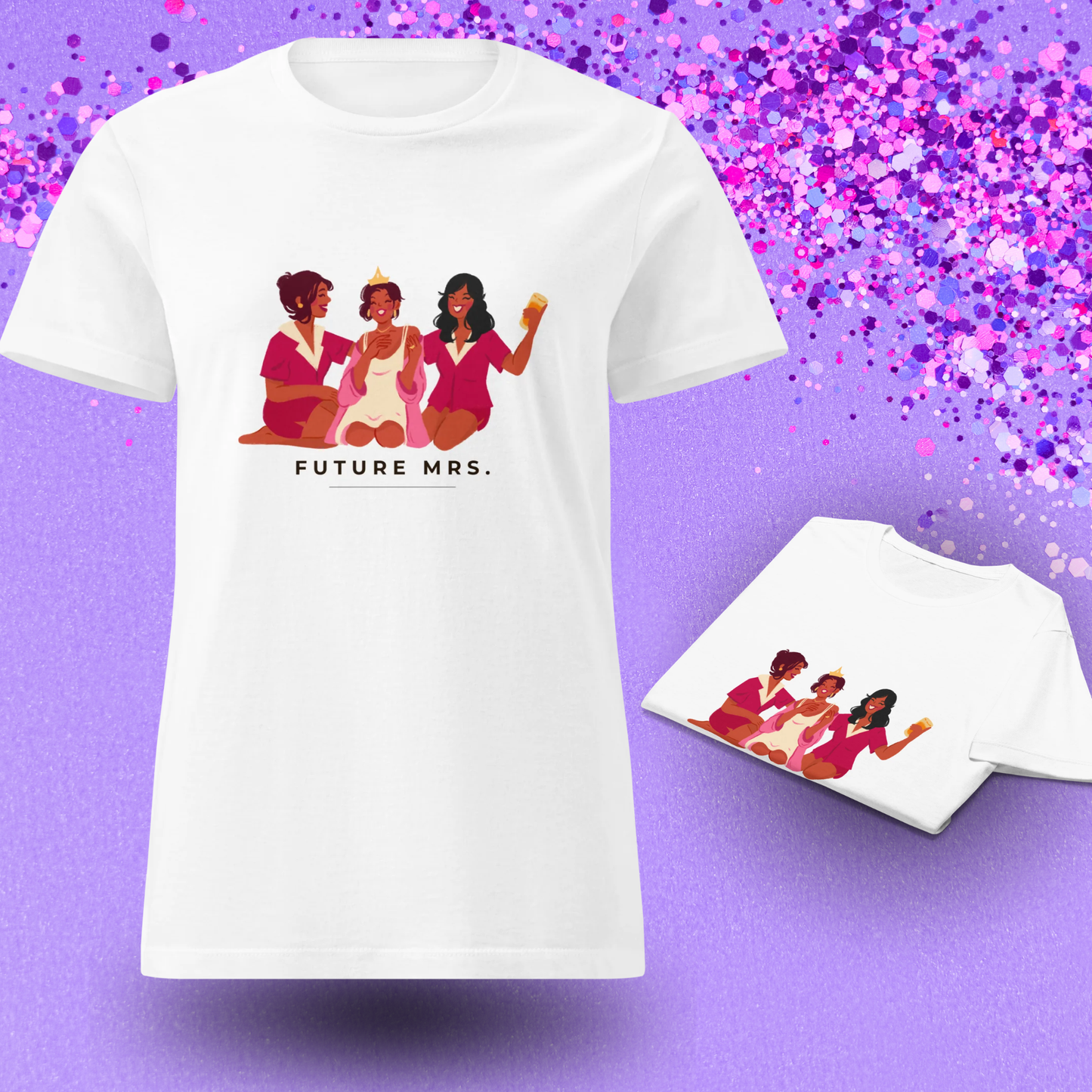 T-shirt EVJF Future Mrs. – L indispensable pour la Future Mariee 👰✨