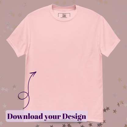 Custom_Front_Print_T-Shirt_Upload_Your_Design_Online_Pink for party, bachelorette party, birthay, divorce party