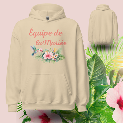 Sweat à capuche Équipe de la Mariée – Hoodie EVJF Team Bride | Party Promise. par sweat a capuche