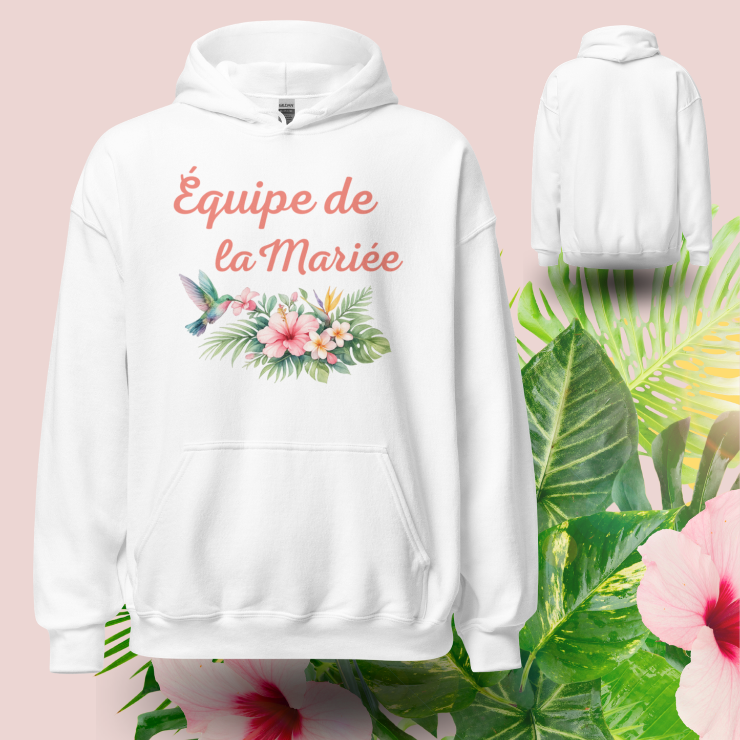 Sweat à capuche Équipe de la Mariée – Hoodie EVJF Team Bride | Party Promise. par sweat a capuche