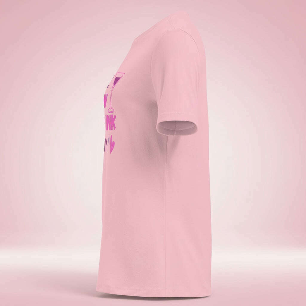 t-shirt-“bride-crew-–-life-is-pink-and-party”-–-blanc-rose-–-coupe-décontractéet-shirt-femmeparty-promise-35032503