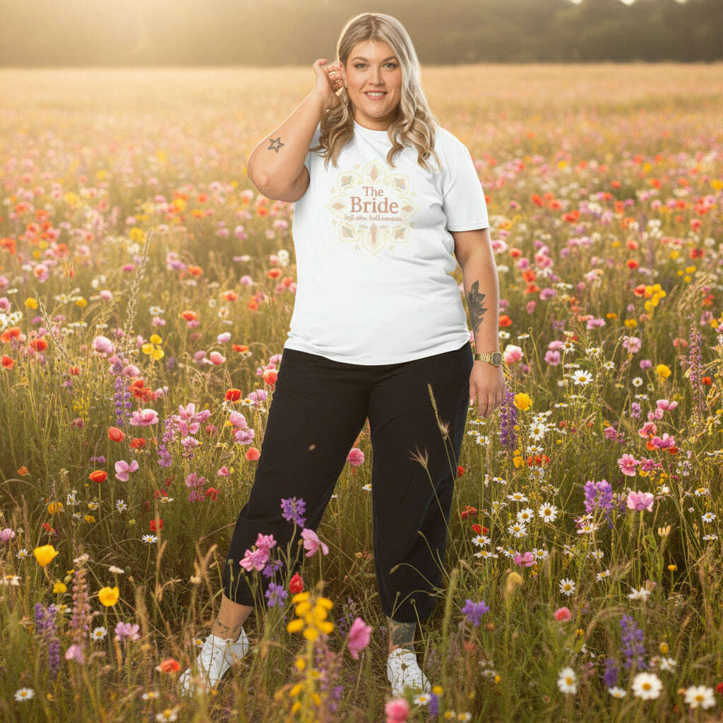 t-shirt-blanc-“the-bride-–-soft-vibes-bold-memories”-–-collection-boho-chic-–-coton-biot-shirt-femmeparty-promise-35032438