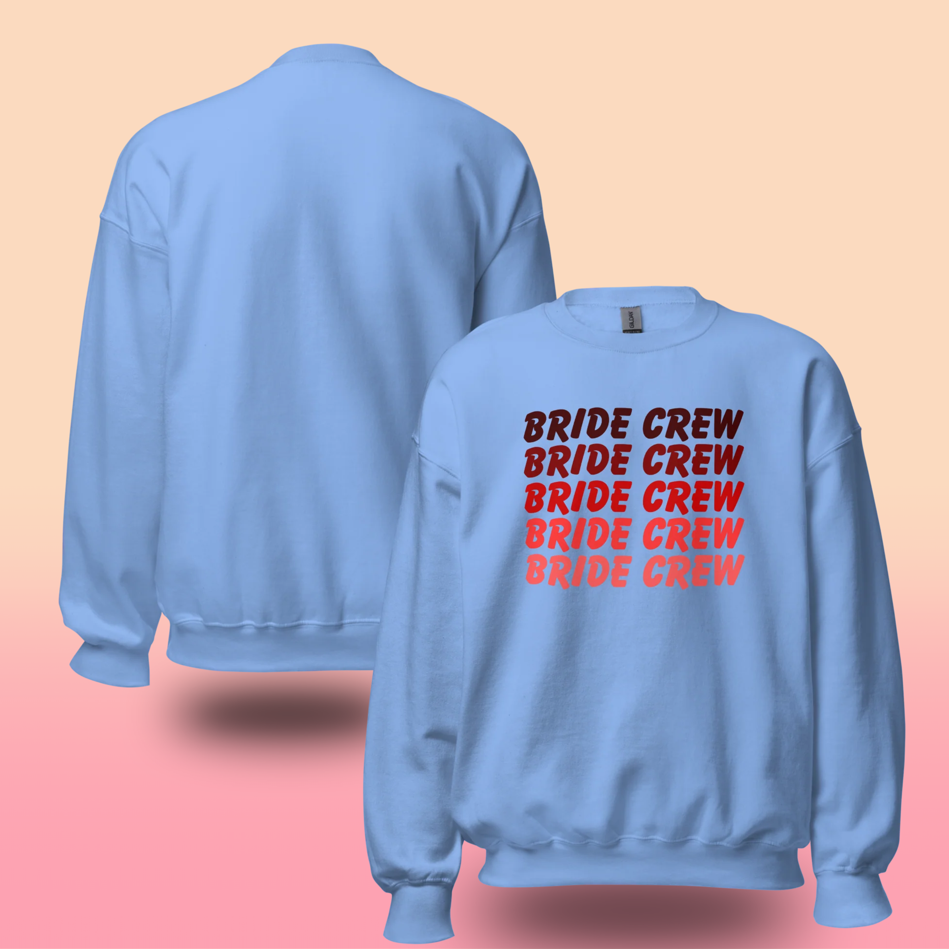 Sweat sans capuche Bride Crew pour EVJF avec coupe confortable et couleurs tendance. Idéal pour des tenues assorties et une célébration mémorable entre amies. Evjf, Hen party, party promise