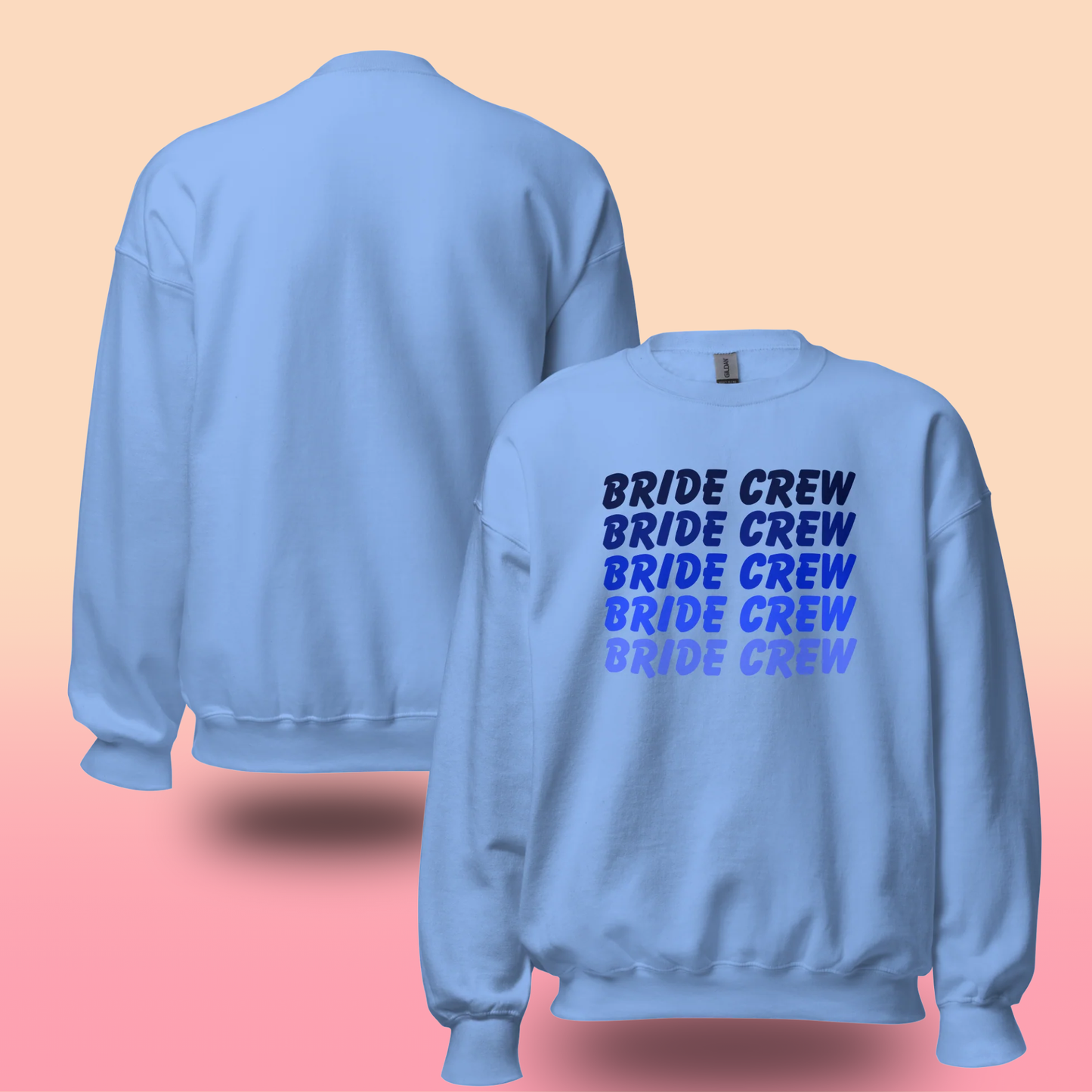 Sweat sans capuche Bride Crew pour EVJF avec coupe confortable et couleurs tendance. Idéal pour des tenues assorties et une célébration mémorable entre amies. Evjf, Hen party, party promise