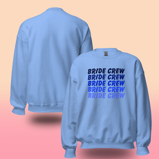 Sweat sans capuche Bride Crew pour EVJF avec coupe confortable et couleurs tendance. Idéal pour des tenues assorties et une célébration mémorable entre amies. Evjf, Hen party, party promise