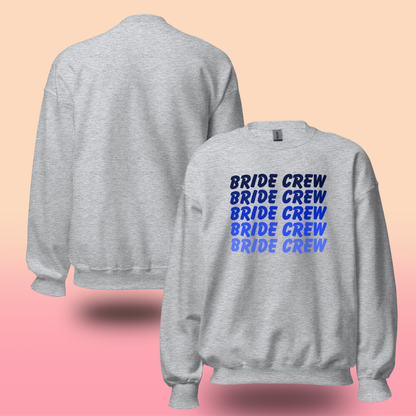 Sweat sans capuche Bride Crew pour EVJF avec coupe confortable et couleurs tendance. Idéal pour des tenues assorties et une célébration mémorable entre amies. Evjf, Hen party, party promise