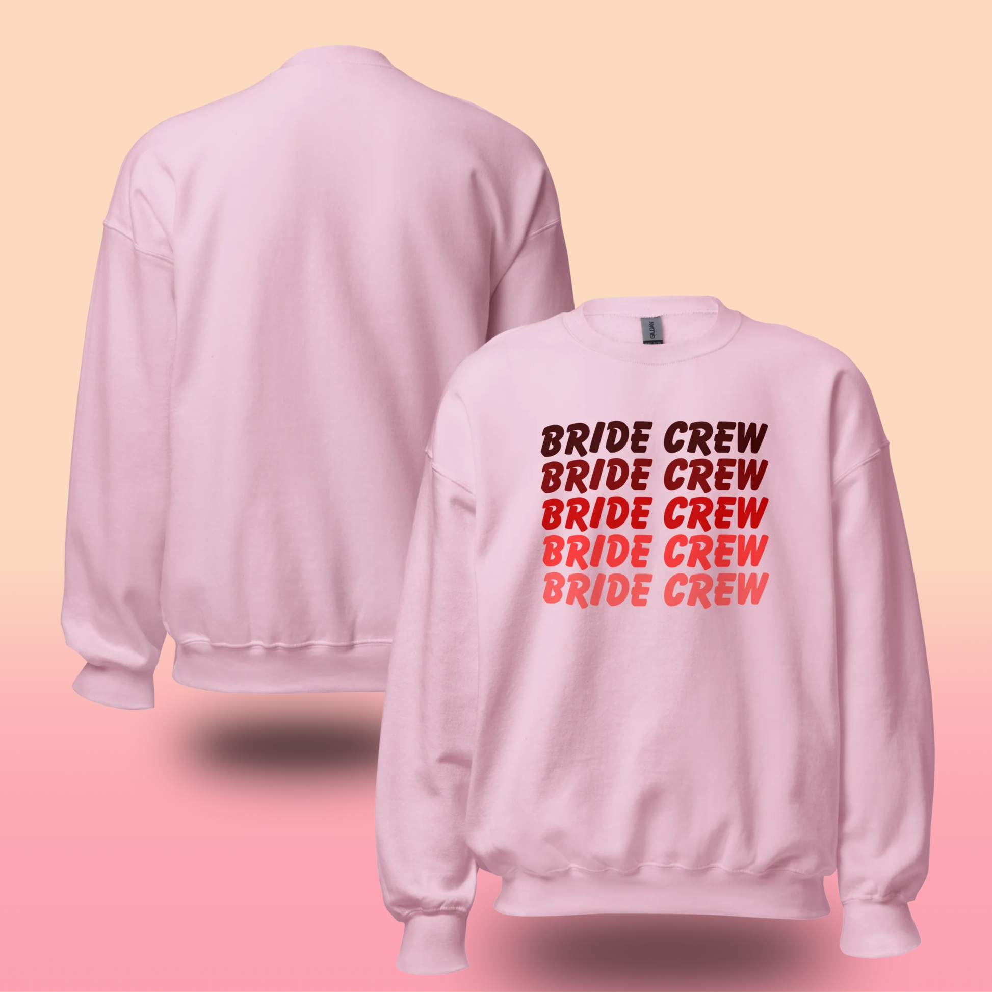 Sweat sans capuche Bride Crew pour EVJF avec coupe confortable et couleurs tendance. Idéal pour des tenues assorties et une célébration mémorable entre amies. Evjf, Hen party, party promise