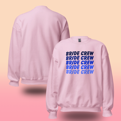 Sweat sans capuche Bride Crew pour EVJF avec coupe confortable et couleurs tendance. Idéal pour des tenues assorties et une célébration mémorable entre amies. Evjf, Hen party, party promise
