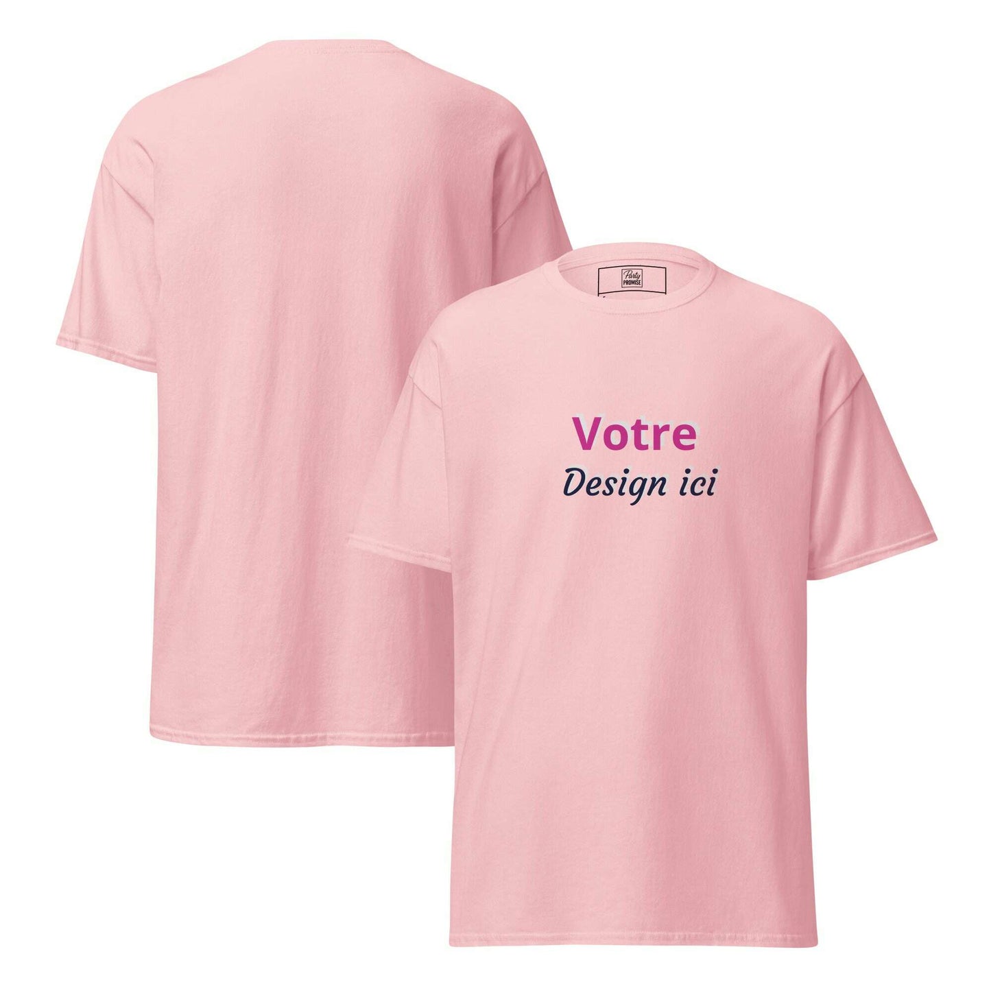 T-Shirt_rose_clair_Personnalisable_l_Avant_T_l_chargement_Direct_du_Design