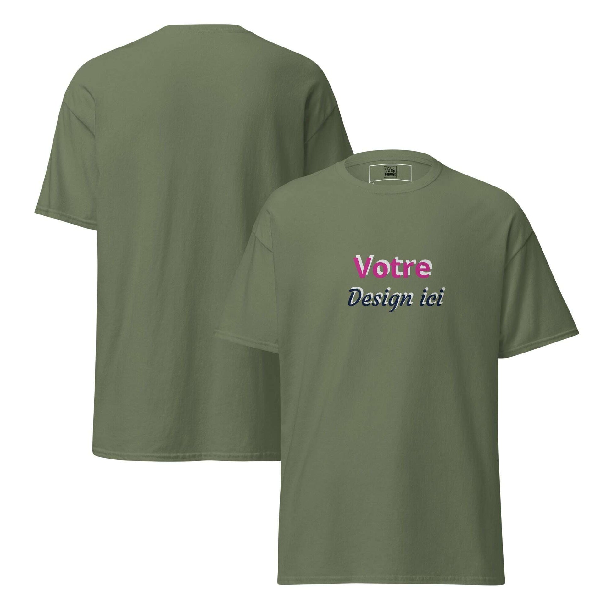 T-Shirt_vert_kaki_Personnalisable_l_Avant_T_l_chargement_Direct_du_Design