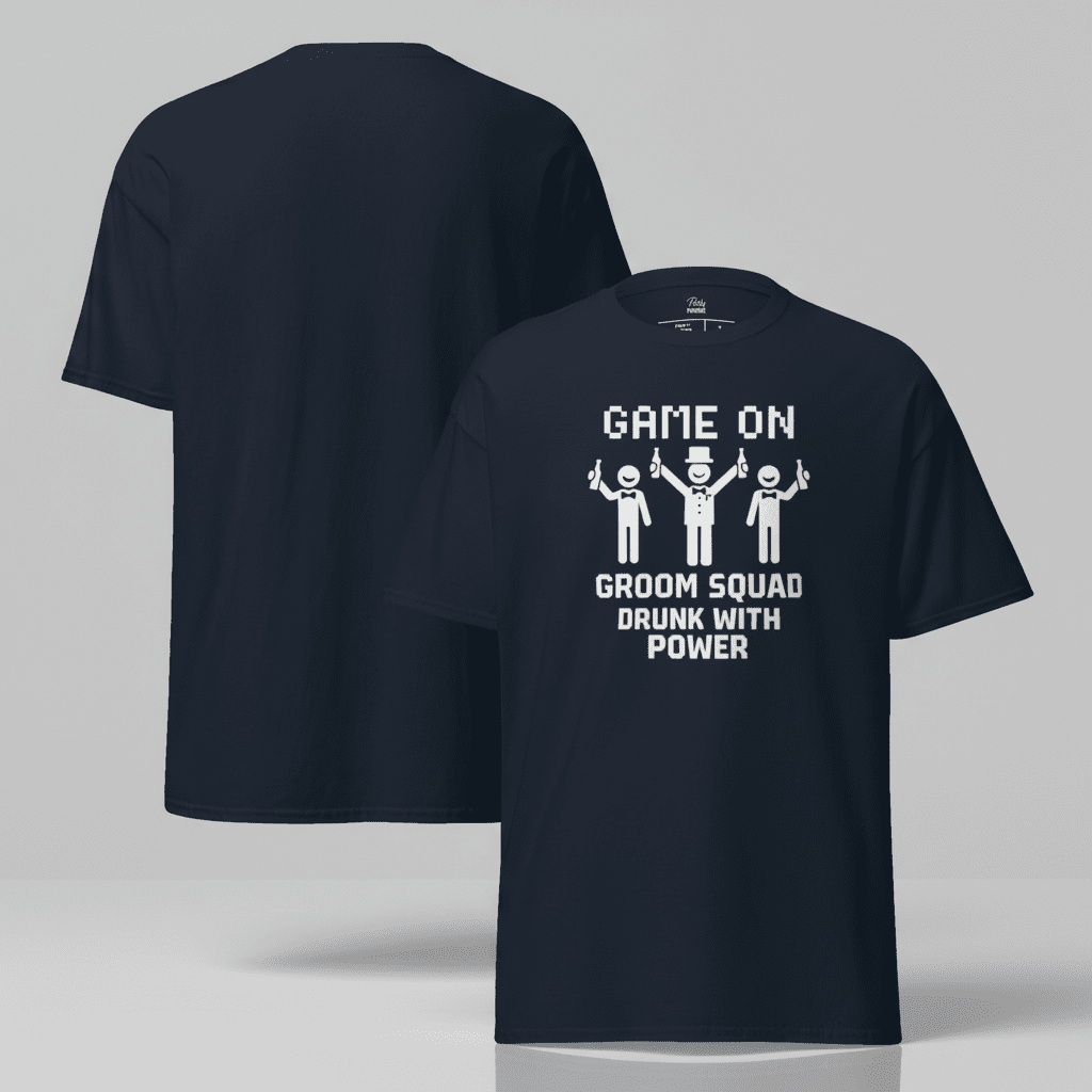 T-shirt_EVG_Game_On_Groom_Squad_Vue_de_face_et_os_navy