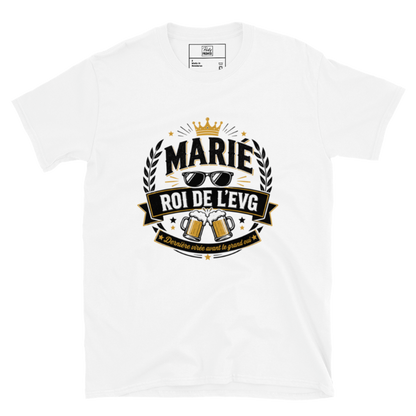 T-shirt Marie Roi de l'EVG – Dernière Virée Avant la Bague par tee shirt