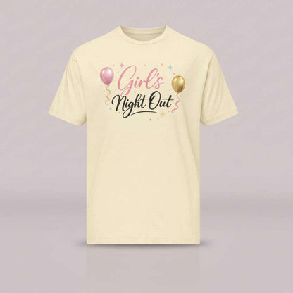 T-shirt_Femme_Girl_s_Night_Out_Coloris_Rose_Pastel_Doux