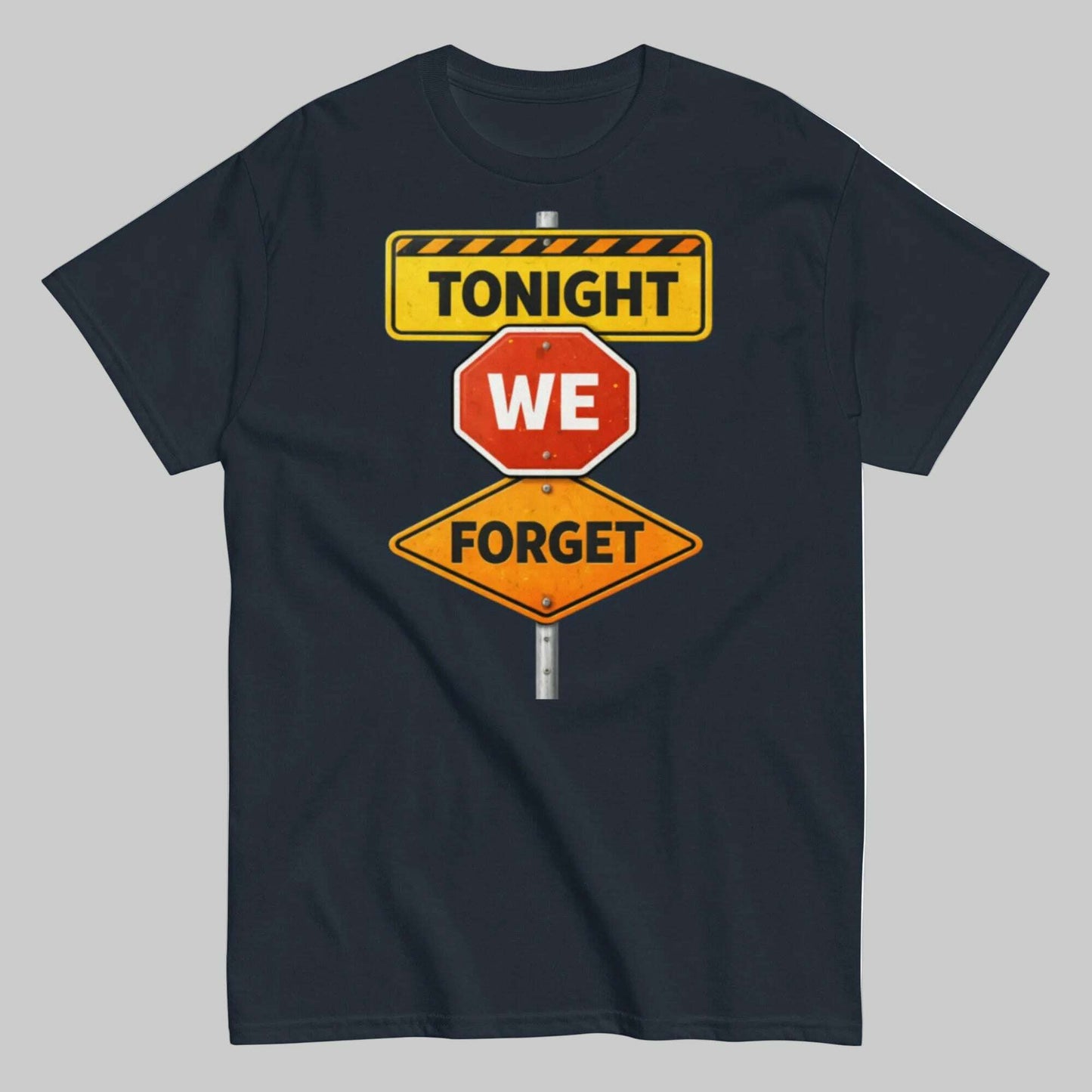 T-shirt_Tonight_We_Forget_bleu_marine_vue_produit