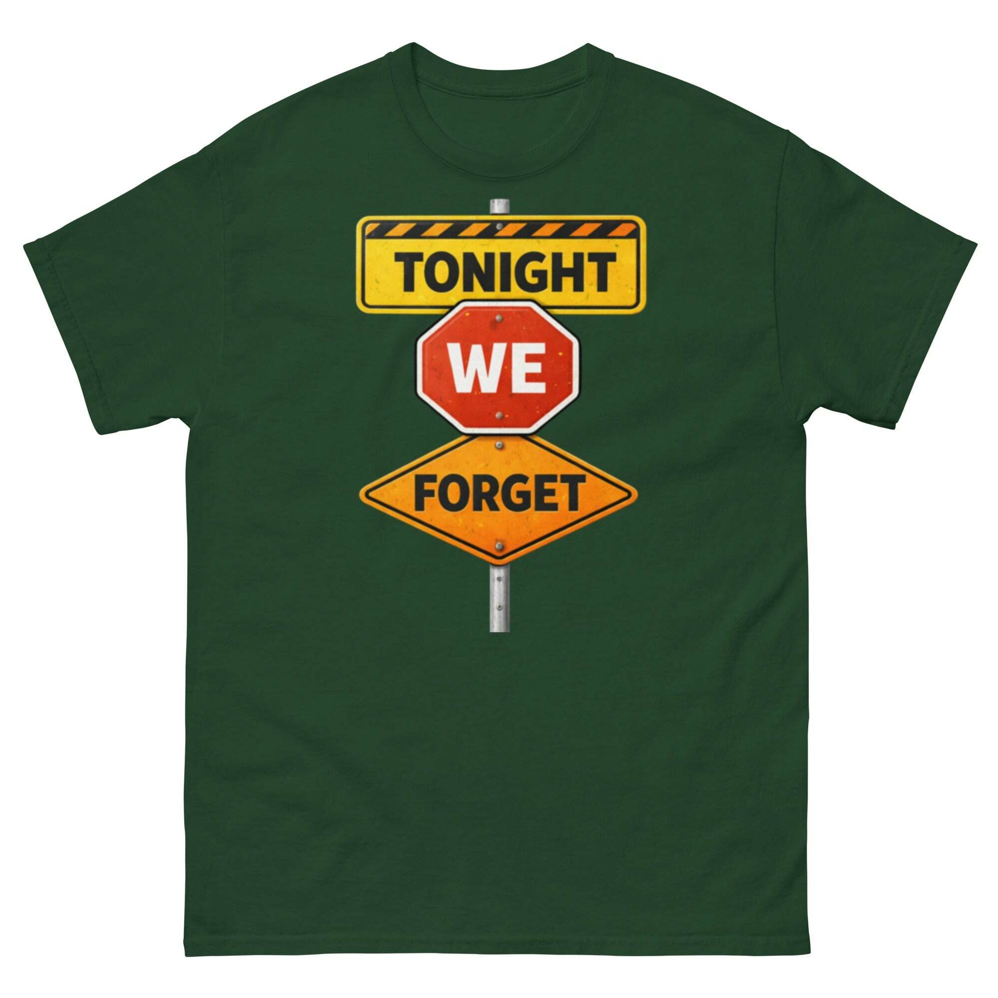 T-shirt_Tonight_We_Forget_vert_vue_produit