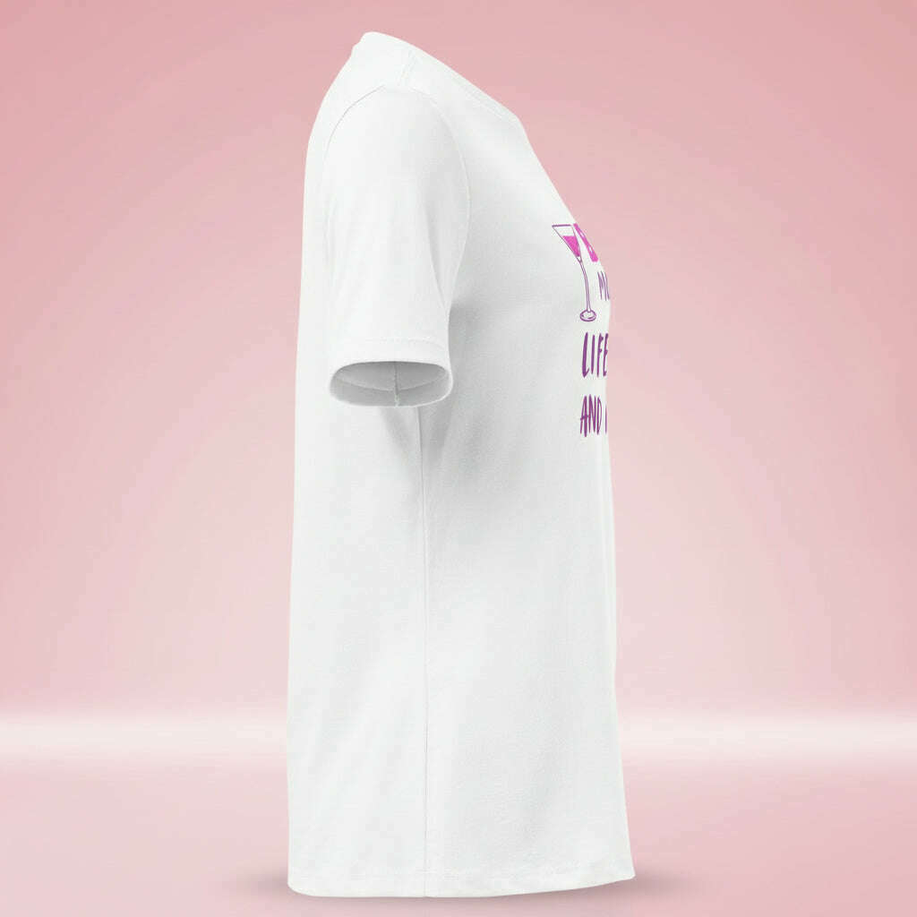 t-shirt-“bride-mode-on-–-the-life-is-pink-and-party”-–-blanc-rose-–-coupe-décontractéet-shirt-femmeparty-promise-35032490