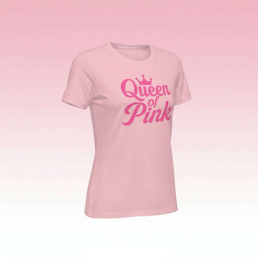t-shirt-“queen-of-pink”-–-blanc-rose-–-coupe-décontractée-–-collection-pink-partyt-shirt-femmeparty-promise-35032543