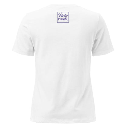 t-shirt-“life-is-pink-party”-–-blanc-rose-–-coupe-décontractée-slogan-roseviolett-shirt-femmeparty-promise-35032472