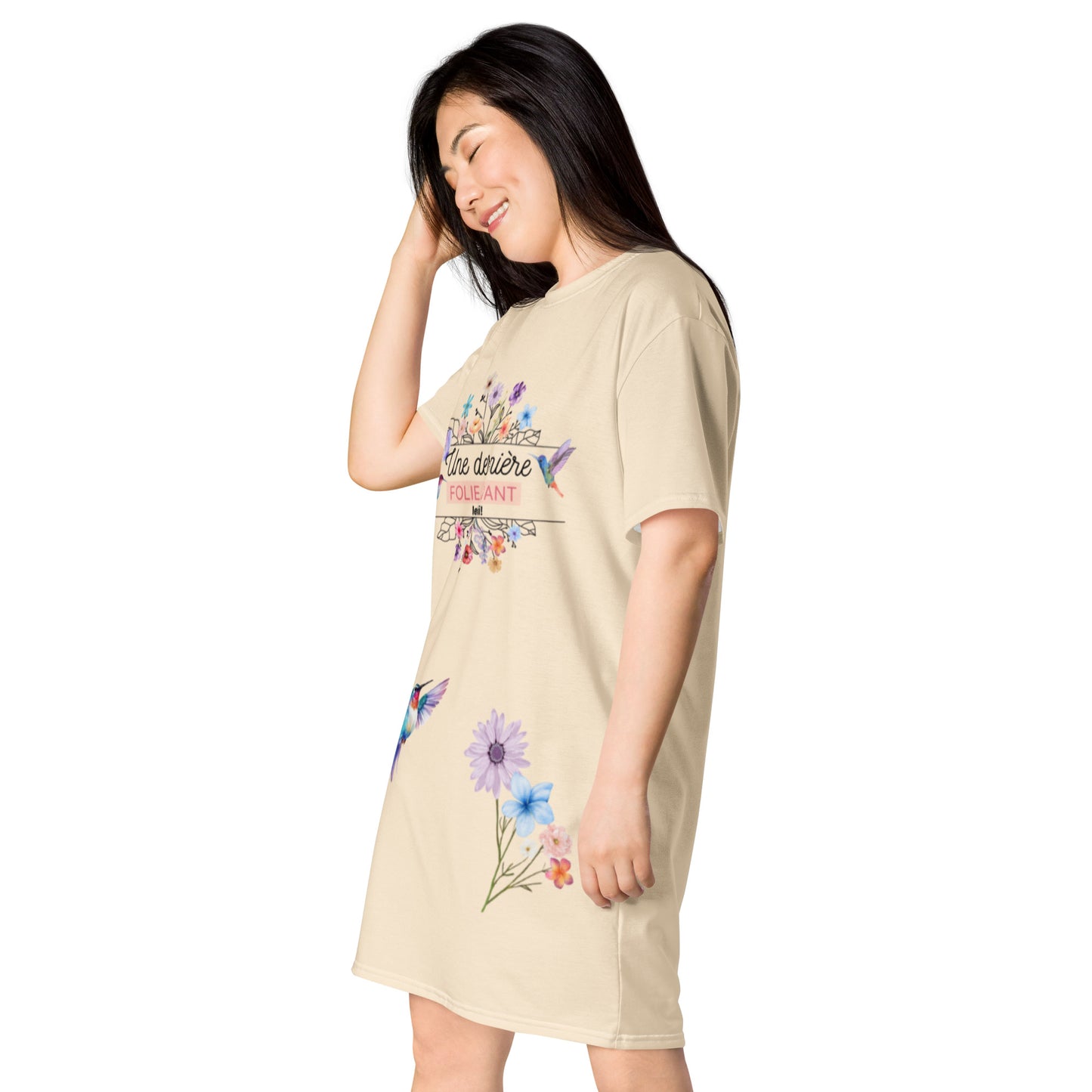 Robe T-shirt "une derniere folie avant le ouii" - La Mariée" par Classic Apparel
