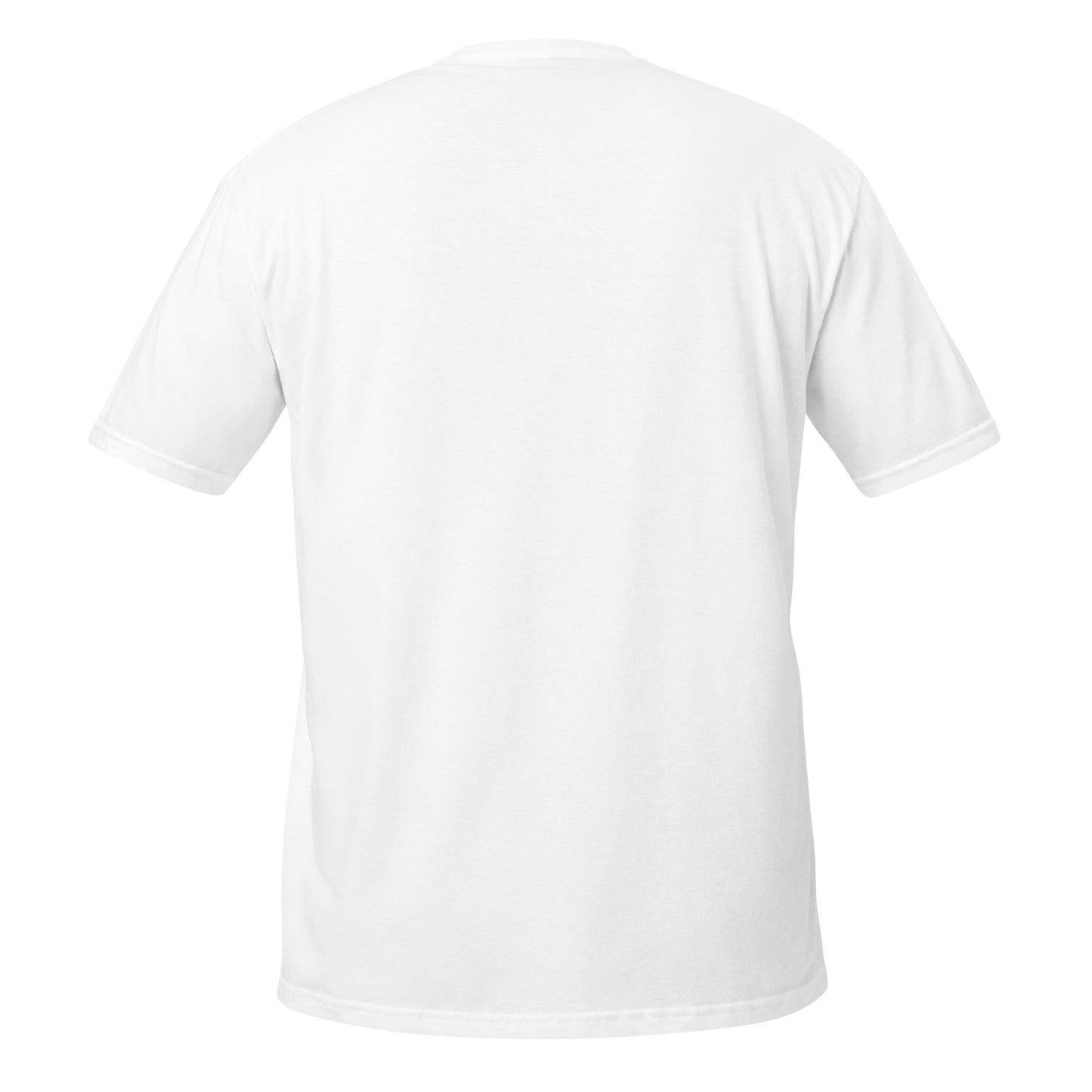 T-shirt blanc posé à plat
