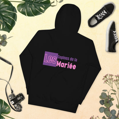 Sweat à Capuche "EVJF" - Les Copines de la Mariée. par Classic Apparel