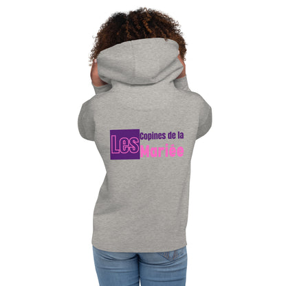 Sweat à Capuche "EVJF" - Les Copines de la Mariée. par Classic Apparel