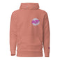 Sweat à Capuche "EVJF" - Les Copines de la Mariée. Dusty Rose par Classic Apparel