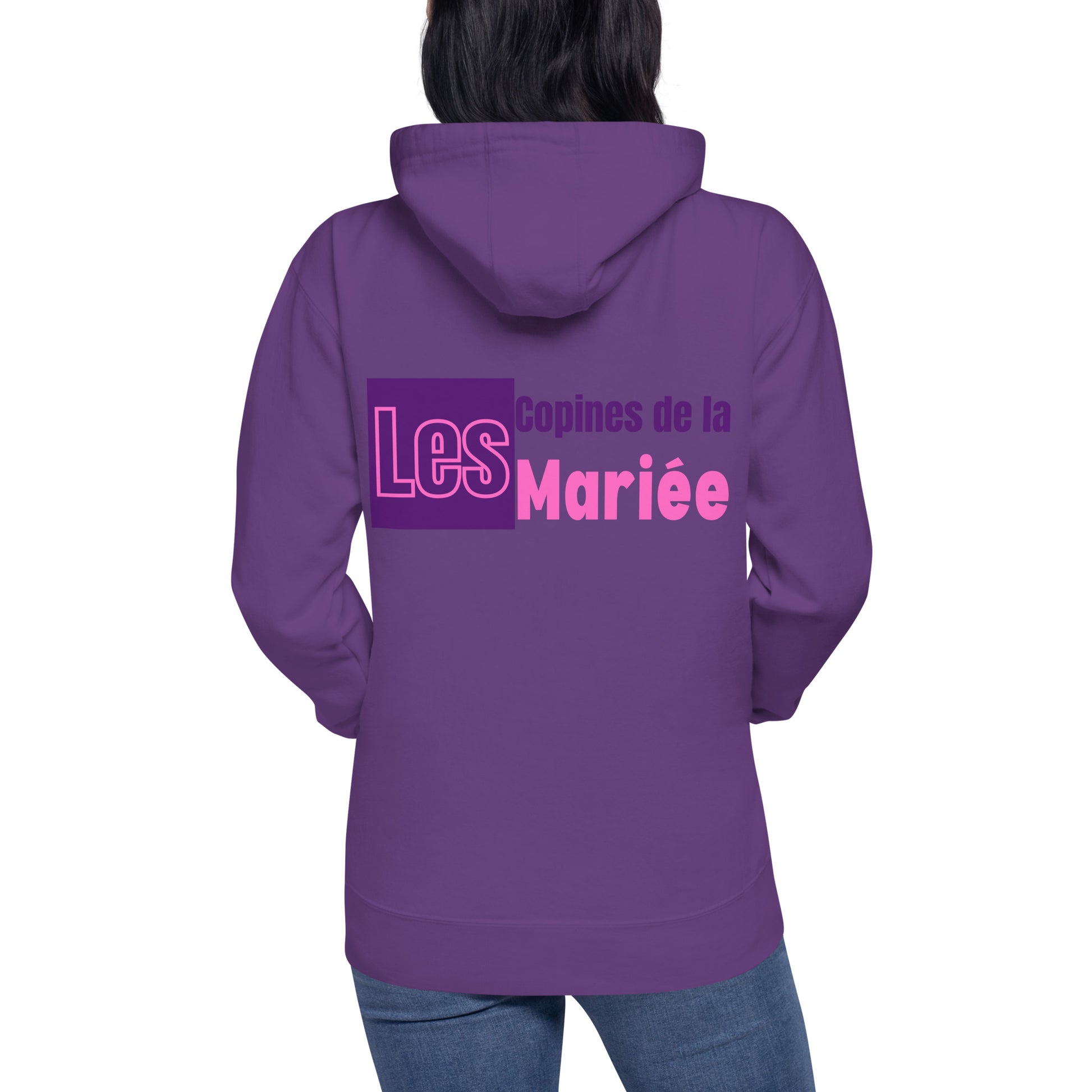 Sweat à Capuche "EVJF" - Les Copines de la Mariée. par Classic Apparel