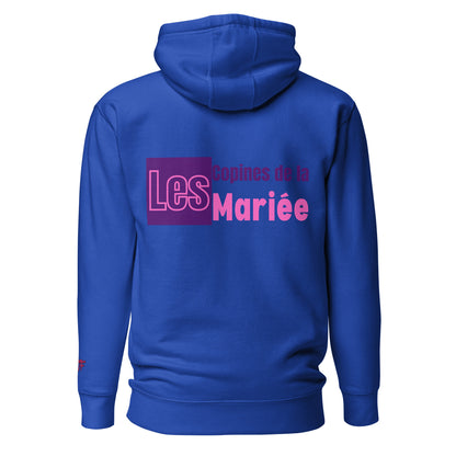 Sweat à Capuche "EVJF" - Les Copines de la Mariée. par Classic Apparel