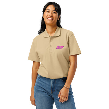 Polo premium "EVJF" - LA MARIÉE. Sable par Classic Apparel