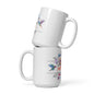 Mug Blanc Brillant "une derniere folie avant le ouii" -La Mariée ! 15 oz par décoration de table